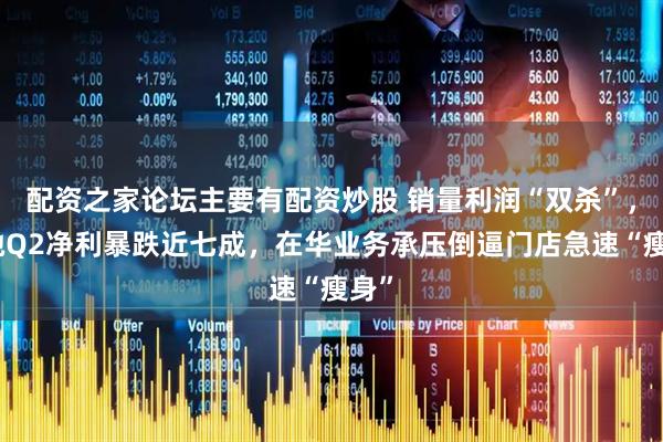 配资之家论坛主要有配资炒股 销量利润“双杀”，奔驰Q2净利暴跌近七成，在华业务承压倒逼门店急速“瘦身”