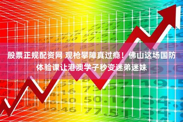 股票正规配资网 观枪攀障真过瘾！佛山这场国防体验课让港澳学子秒变迷弟迷妹